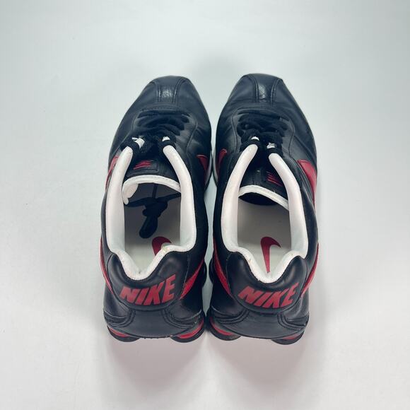 Nike Shox R4 Black Red Lace Up Casual Lifestyle Sneakers Shoes Men’s Size 8.5 main image 6